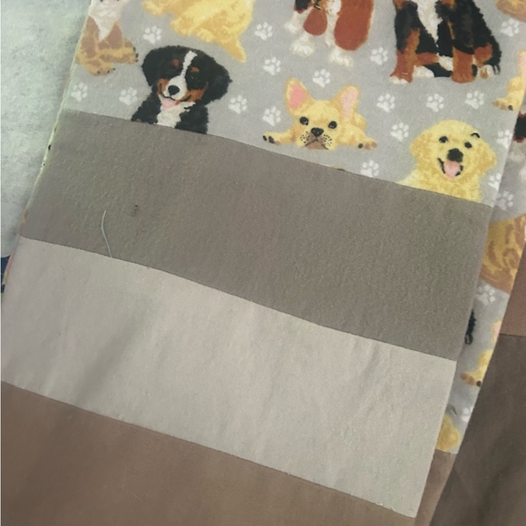 Golden Bernese Dog print flannel scarf winter for her - Picture 5 of 9